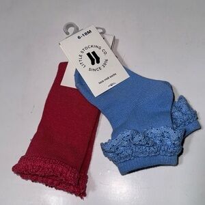 little stocking co lace midi socks & knee high socks 6-18 months—
